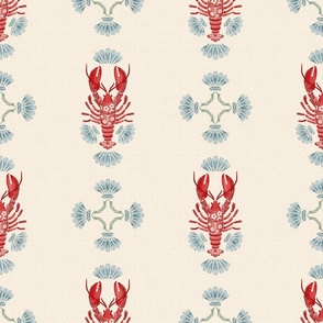 Lobster Shell Tassel Stripes - Warm Linen