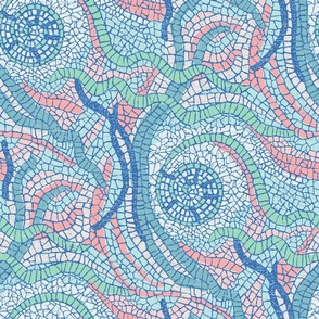 A Mosaic Dance of Sea Life