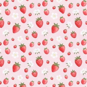 [small] Strawberry Patch — Dusty Pink
