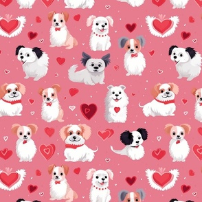 Valentine Puppies mini