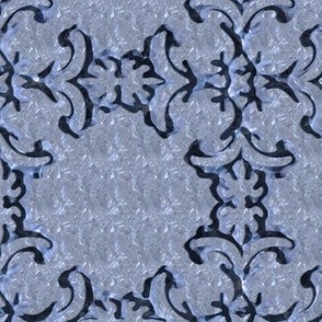 Marble Scrollwork w/Marble Background [blue]
