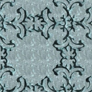 Marble Scrollwork w/Marble Background [teal]