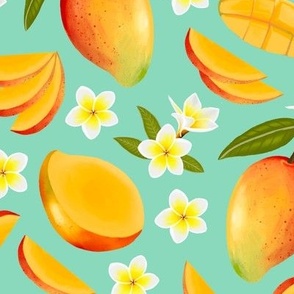 [large] Mango and Frangipani Summer