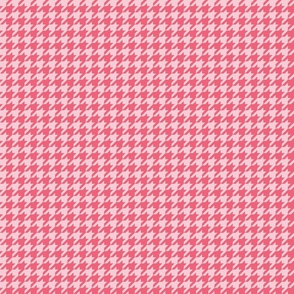 Houndstooth - Pink and Peach
