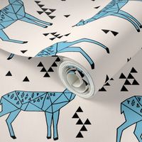 Geometric Deer - Champagne /  