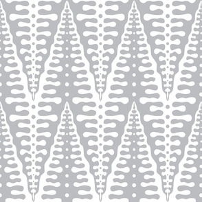 Organic Triangles Grey White