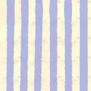 Seersucker Stripes Hand-Drawn Textured Classic Summer Beach Style - Periwinkle