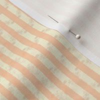 Micro Seersucker Stripes Hand-Drawn Textured Classic Summer Beach Style - Peach Fuzz