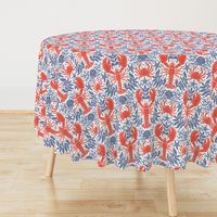 lobster and crab damask , Crustacean core