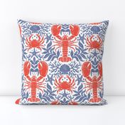 lobster and crab damask , Crustacean core
