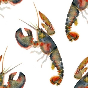 Watercolor Lobster