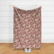 Wild Flowers - Medium - Rosy Brown Color