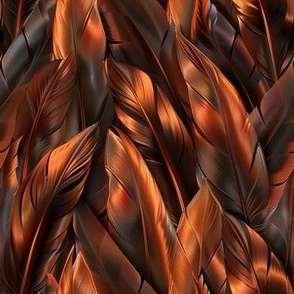 copper feathers