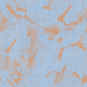 painted acrylic abstract brushstroke textured camo - Blue Brown Glowing