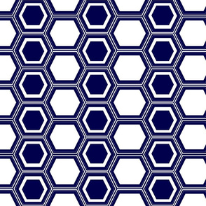 honeycombed Navy