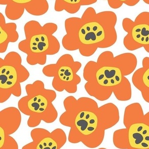 Poppy Puppy - in Orange & Yellow