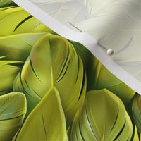 chartreuse feathers