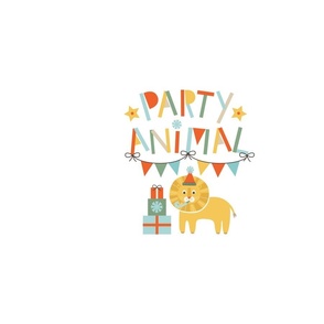 Party Animal Panel T-shirt Graphic