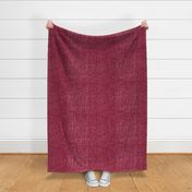 Natural Burlap Canvas Texture, Cranberry