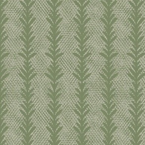 (s) Textured Vine Stripes in Green