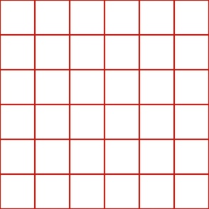 grid lines_3 inch square tiles_engine red on white