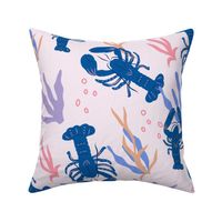 Folk Art style Lobster Paradise