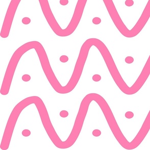Pink Wavy Lines