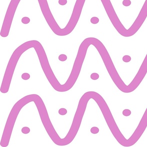Lilac Wavy Lines 