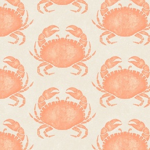 Crabs - extra large - peach