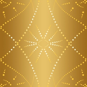 Elegant Gold Starbursts