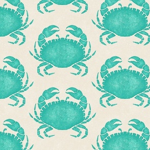 Crabs - extra large - teal