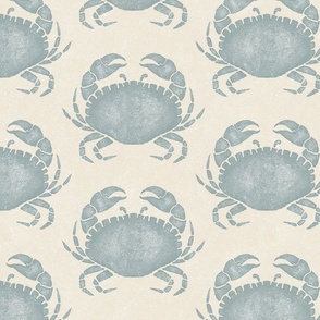 Crabs - extra large - soft slate blue 