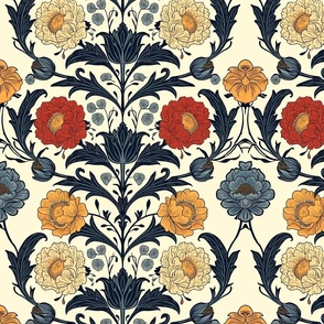 Primary Bouquet | William Morris Inspired collection