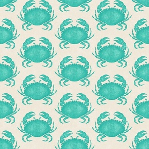 Crabs - large - teal