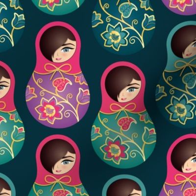 Matryoshka Helena Pattern