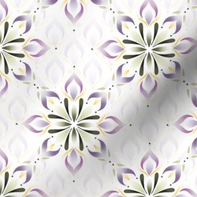 Mandala Floral - Lavender Small Scale