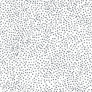 Vintage Tiny Dots 8x8 pageant navy blue dots on white
