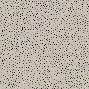 Vintage Tiny Dots 8x8 pageant navy blue dots on oatmeal tan 