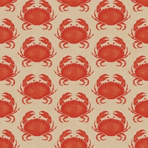 Crabs - large - red