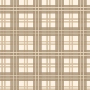 Brown mellow checkered patterns