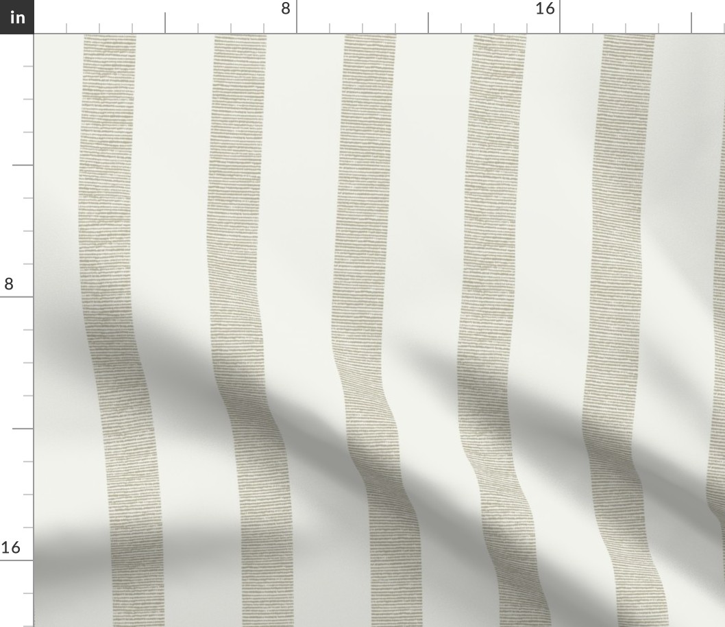 Light sage green and white vertical textured stripe