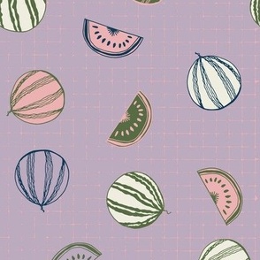 Watermelon Delight - lilac, background texture