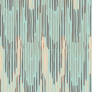 Ikat //Textured pattern//textured chevron//Teal, sea green//medium scale
