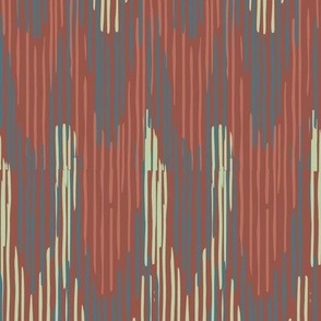 Ikat //Textured pattern//textured chevron//Brick//medium scale