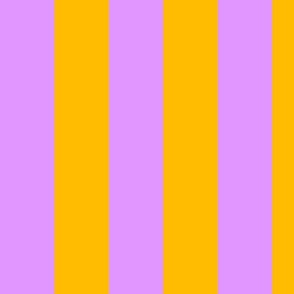 Sunny yellow and purple stripes