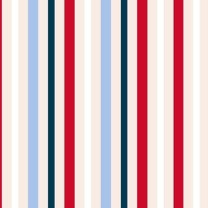 7x8 Fourth of July stripe