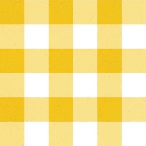 (L) gingham & check textured yellow