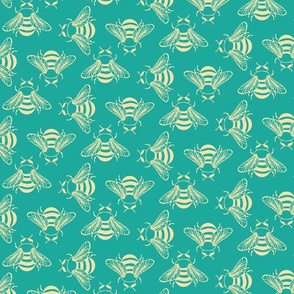 Just Bees-Turquoise Jade-Mardi Gras Palette