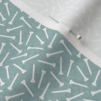 (extra small scale) Golf Tees - dusty blue - C24