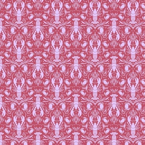 Coastal Crustaceans Pink & Red Small